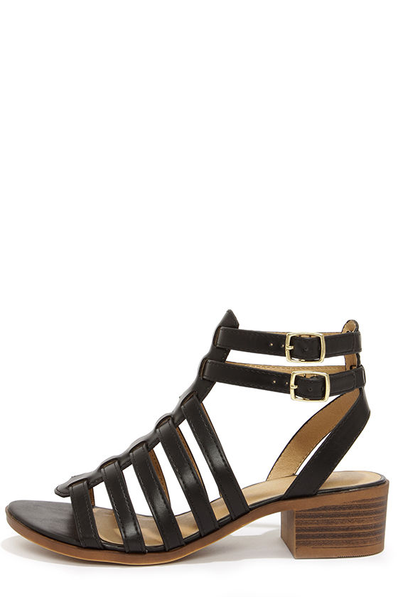 bcbg caged sandals