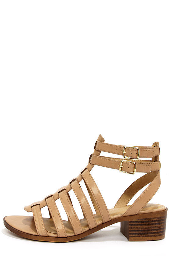 Cute Beige Sandals - Caged Sandals - $27.00 - Lulus