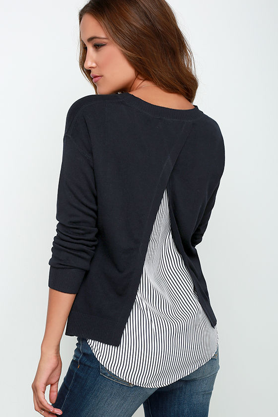 Sailor Swoon Midnight Blue Sweater Top