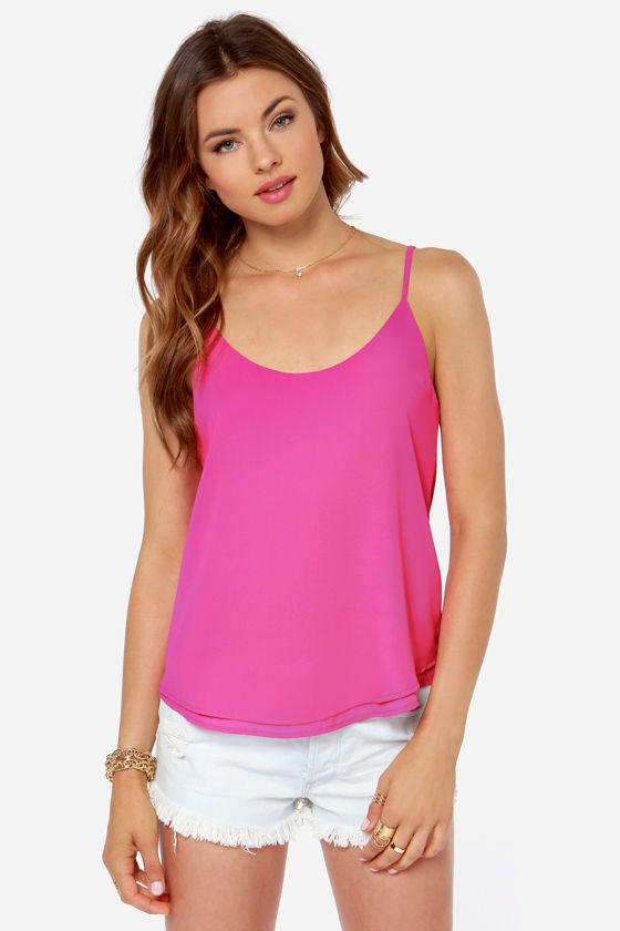 Lucy Love Go To Tank - Pink Top - Tank Top - $28.00 - Lulus