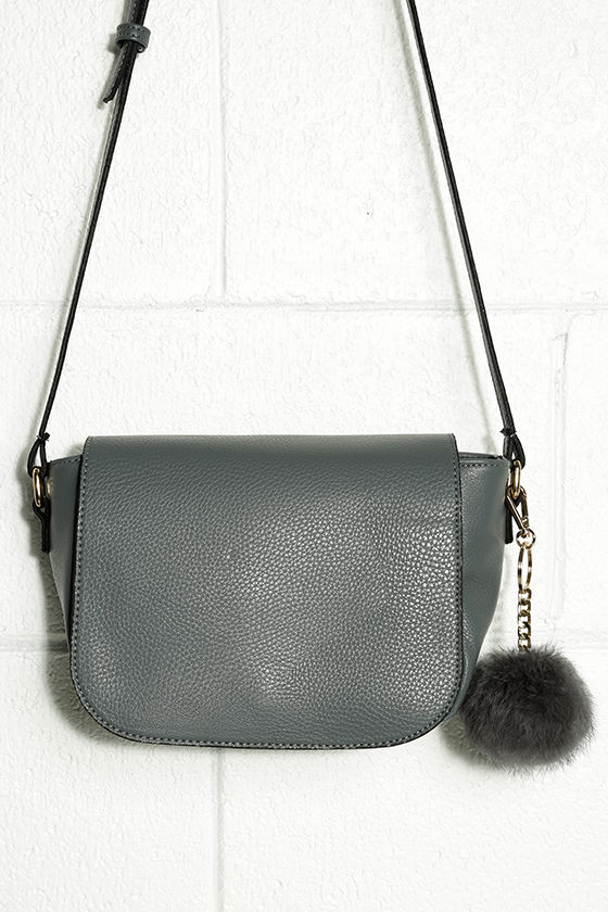 grey purse