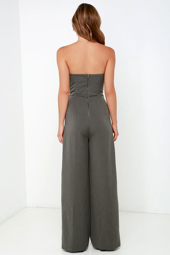 dark grey jumpsuit