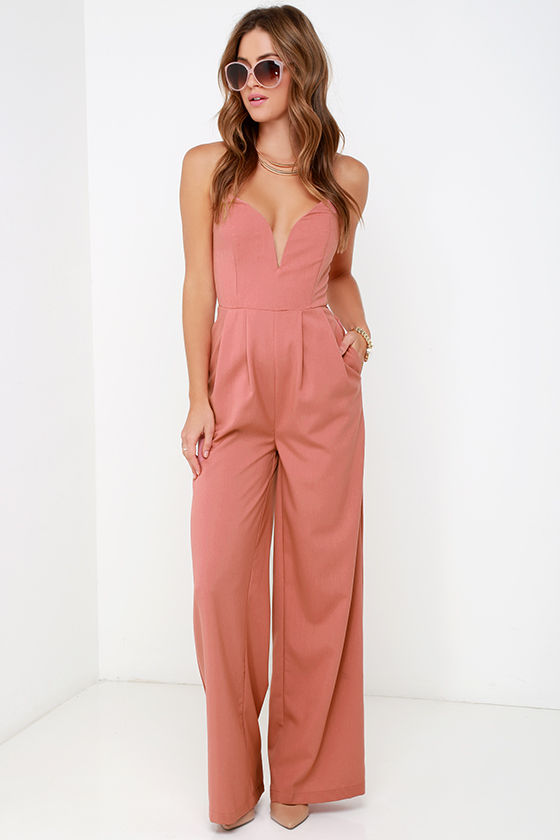 dusty blue jumpsuit