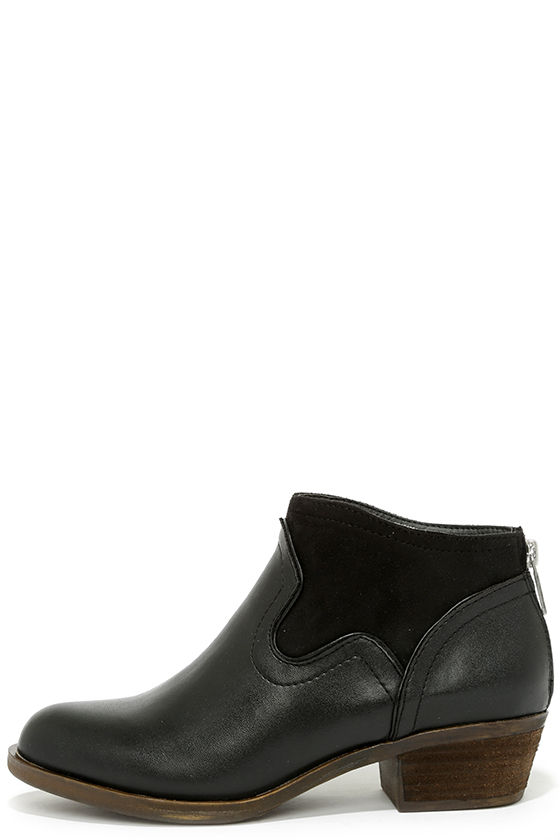 gabor black ankle boots