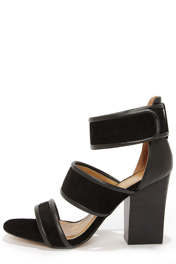 Sexy Black Heels - High Heel Sandals - $103.00 - Lulus