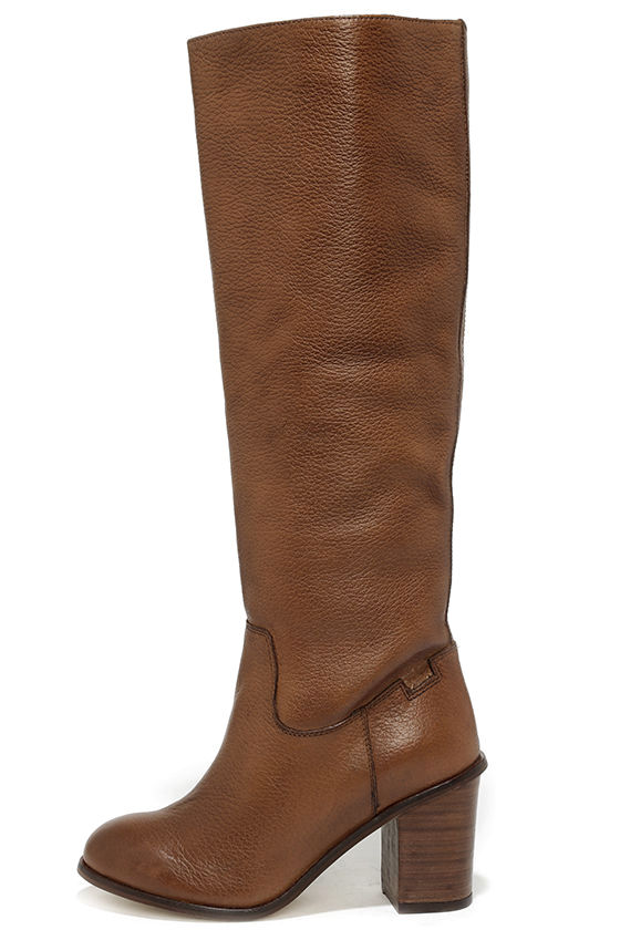 Giaro thigh boots with wedge heel EVERSON in brown matte - Shoebidoo Shoes  | Giaro high heels