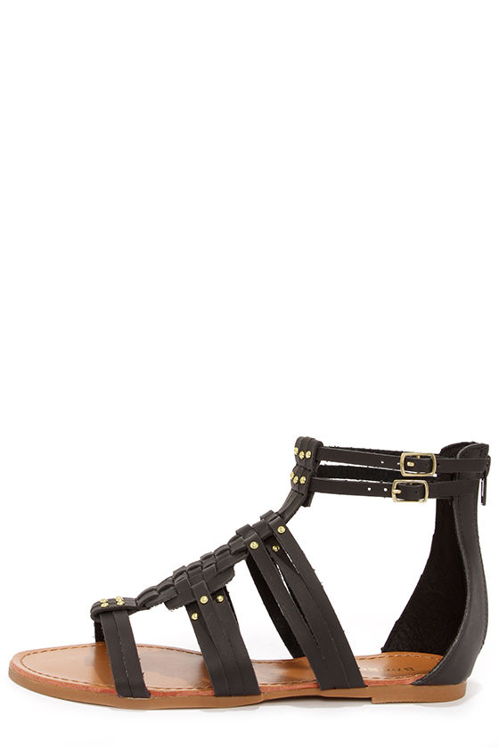 Cute Black Sandals - Gladiator Sandals - $26.00 - Lulus