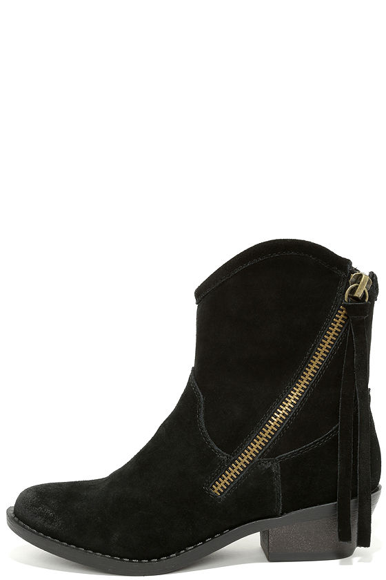 mid calf black boots no heel