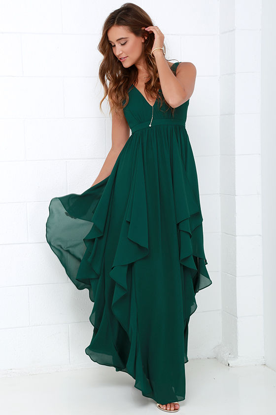 lulus green prom dress