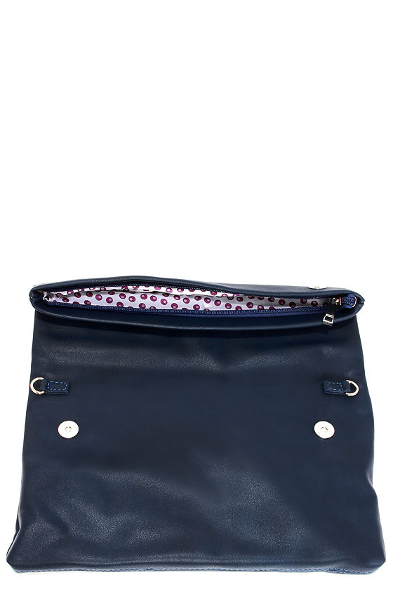 Cute Blue Clutch Blue Purse Navy Blue Clutch 33.00