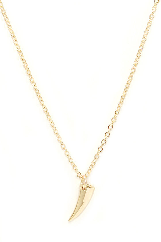 Just Claws Gold Claw Necklace