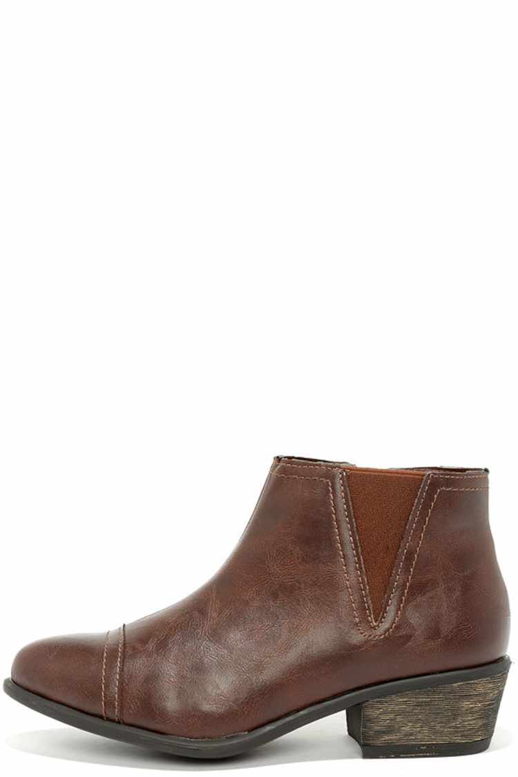 brown flat dress boots Portare, Womens Size 6, Brown, Vegetable Tanned Leather, Moc-Toe Lace-Up, Chunky Outsole, Handmade Italy, Vintage-Inspired, Comfortable, Bed Stu Refined and versatile Flat Cap toe Service boots