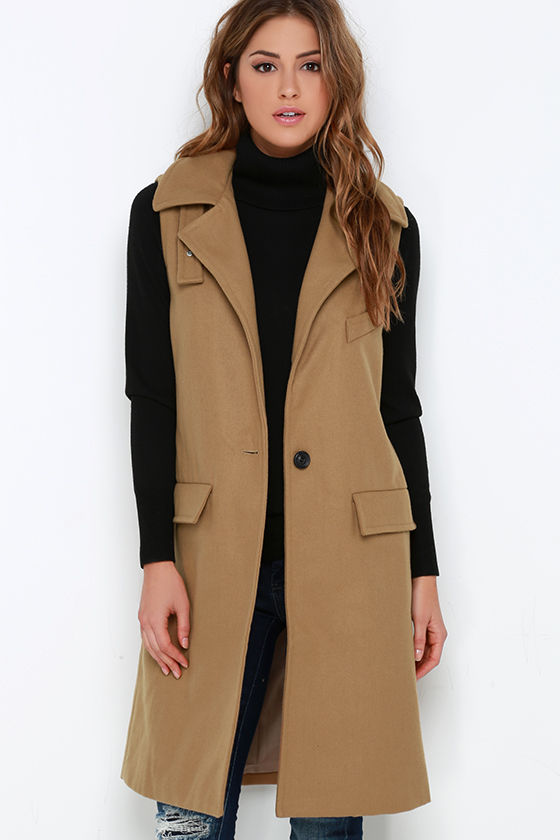 sleeveless blazer jacket
