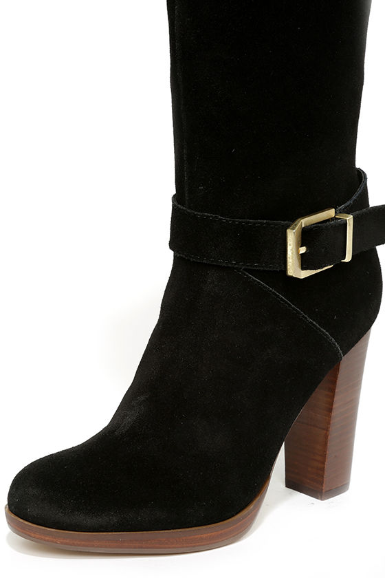 Cute Black Boots - Over the Knee Boots - OTK Boots - $159.00