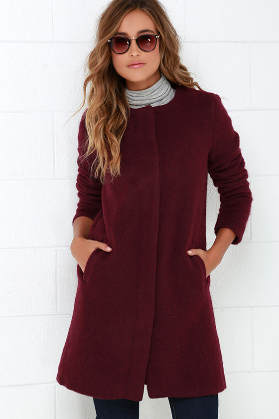 bb dakota wool coat