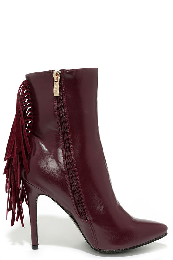 black booties red laces