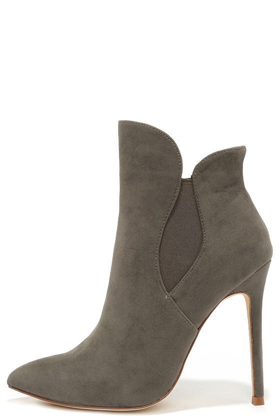 grey booties women's shoes