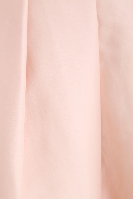 Blush Dress Midi Dress FitandFlare Dress 195.00