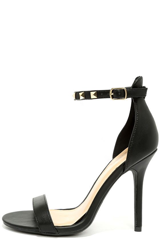 Cute Black Heels - Ankle Strap Heels - Dress Sandals - $25.00 - Lulus
