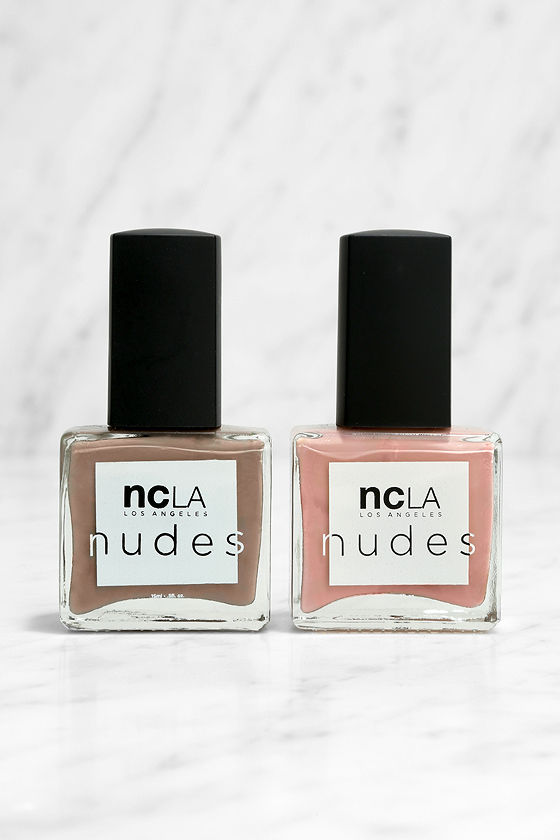 NCLA Match Made in Cali Neutral Nail Lacquer Set Nude Nail Lacquer