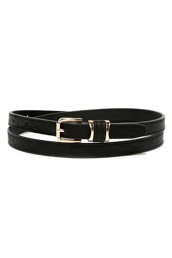 Cool Black Belt - Vegan Leather Belt - Braided Belt - $11.00 - Lulus