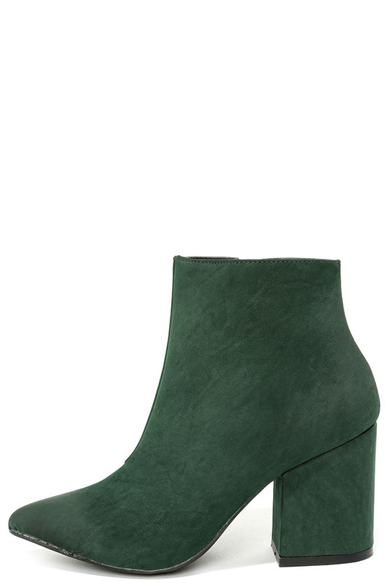 green boot heels