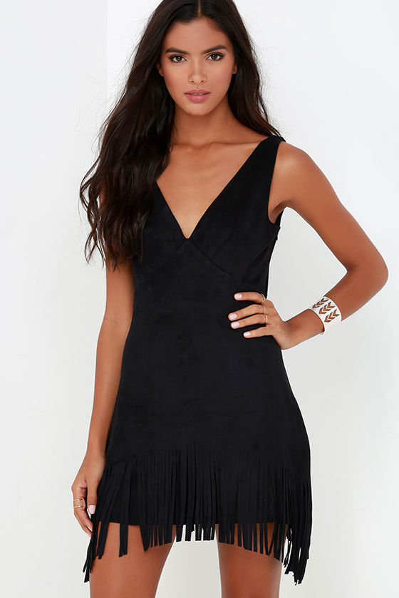 lulus suede dress