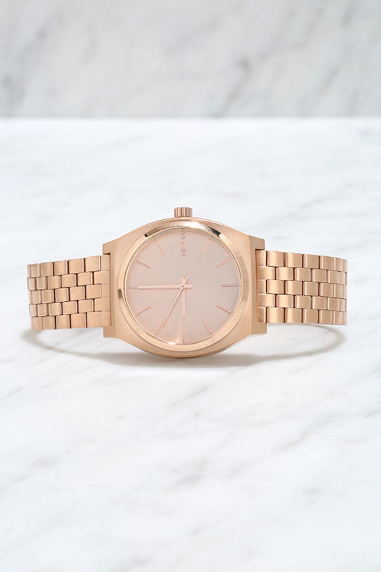 Nixon Time Teller Rose Gold Watch