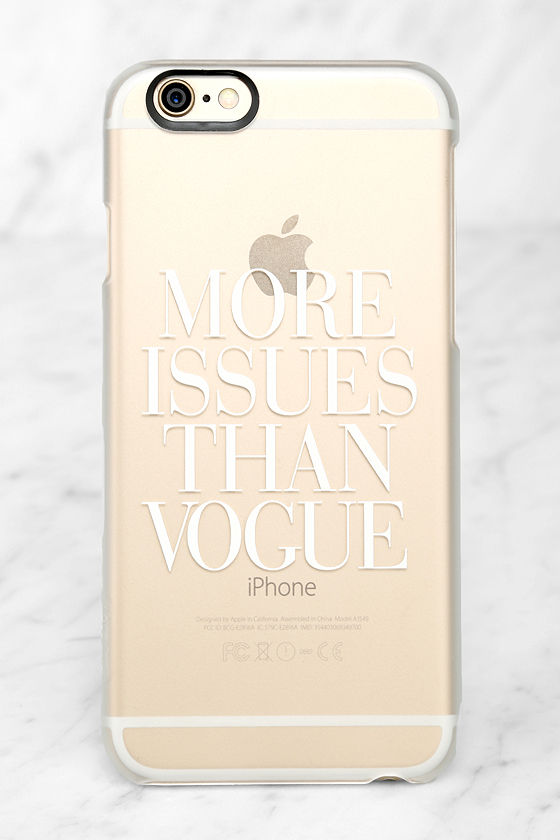 Casetify More Issues than Vogue Clear iPhone 6 Case 1