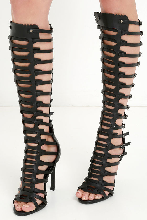 caged heels