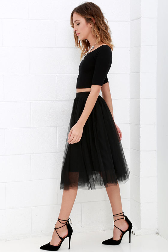 Urban Fairy Tale Black Tulle Skirt