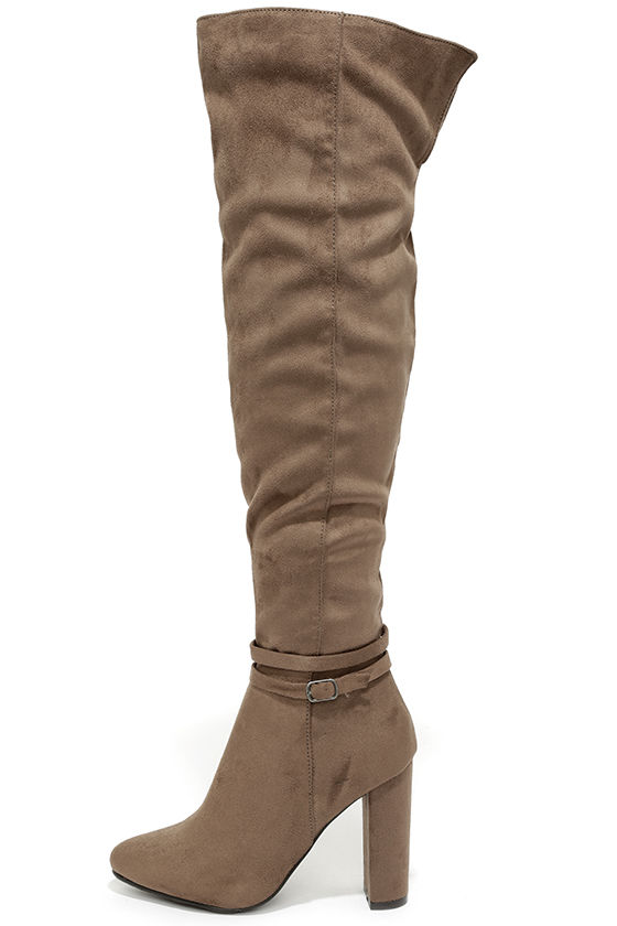 grey taupe boots