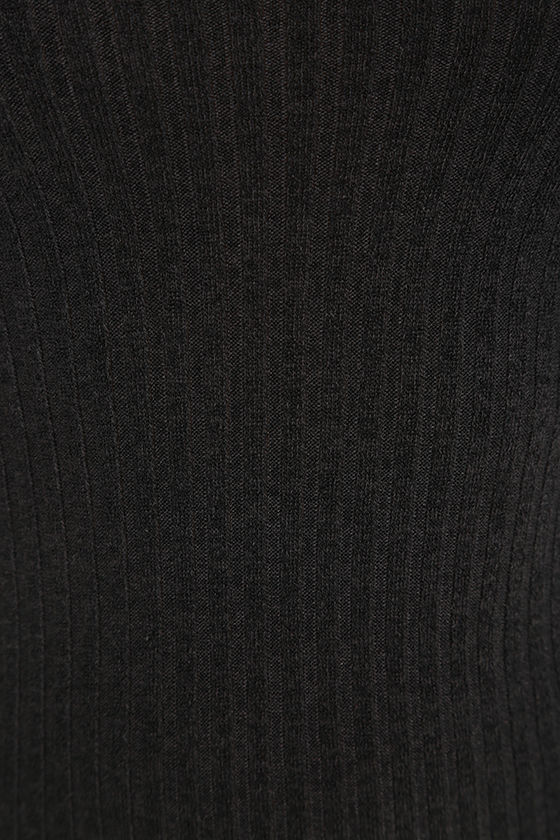 Chic Black Dress - Long Sleeve Dress - Midi Dress - $42.00
