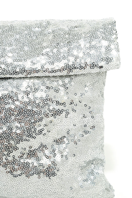 silver clutch kmart