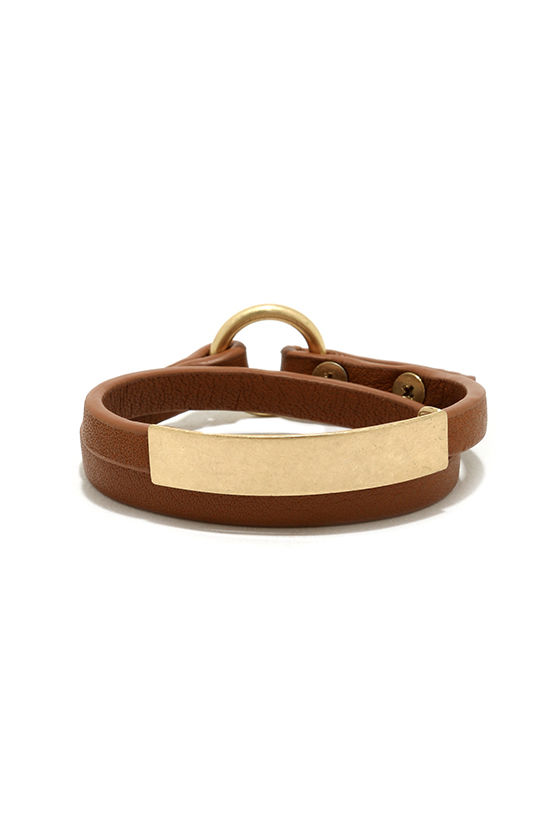 Cute Tan Bracelet - Vegan Leather Bracelet - Wrap Bracelet - $18.00 - Lulus