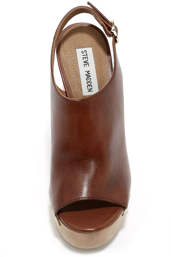 steve madden swagger cognac suede