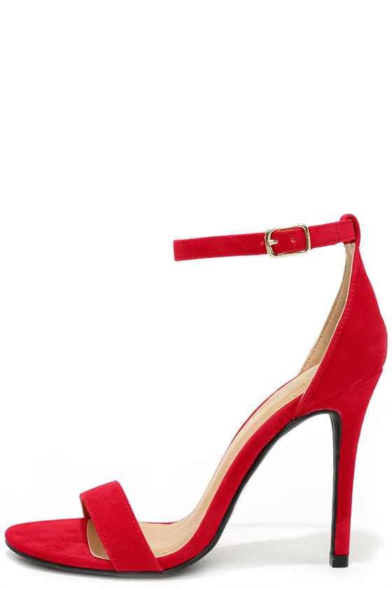 シューズ・サンダルその他 CHLOE Woman High heel shoes Red CHC25S08KQL 610 Chloé Heeled Flower Sandal in Obscure red | Chloé US