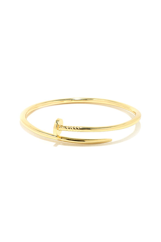 Cute Gold Bracelet Nail Bracelet 18.00 Lulus