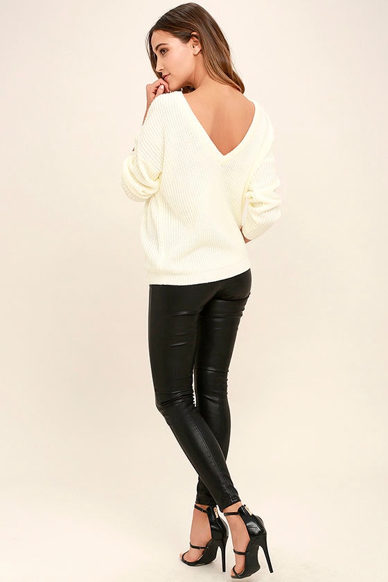 Island Ferry Cream Sweater 2