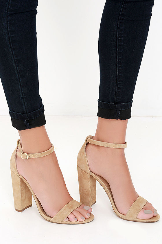 sand high heels
