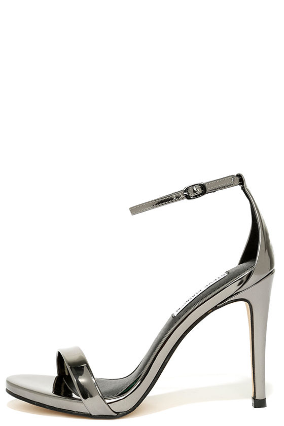 pewter metallic pumps