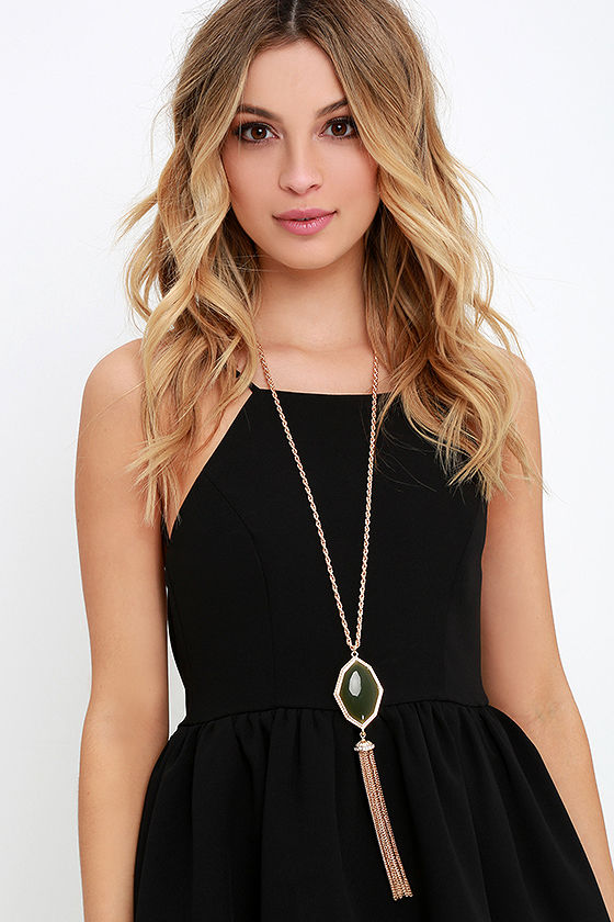 long necklace for dress