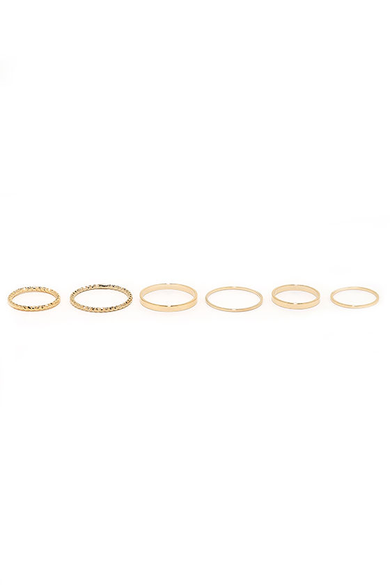 These Reveries Gold Ring Set 2
