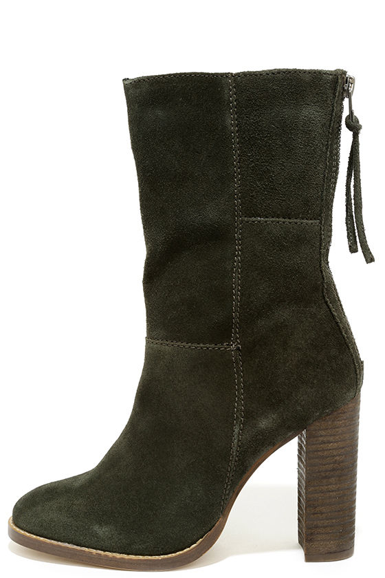 Cute Olive Boots - Suede boots - High Heel Boots - $159.00 - Lulus