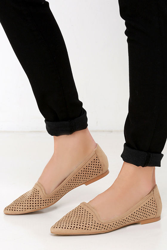 mia laser cut flats