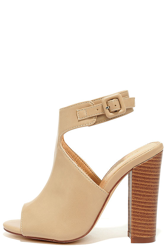 cute beige booties