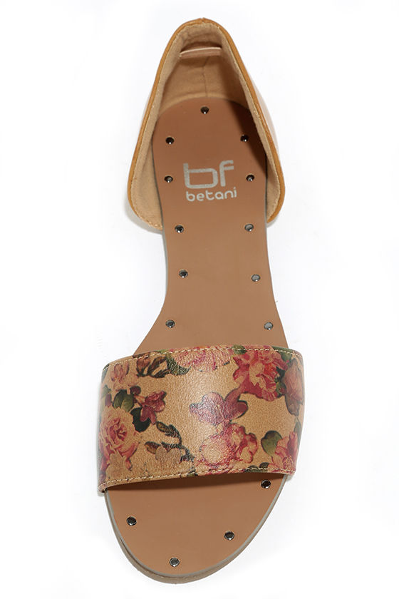 cute peep toe flats