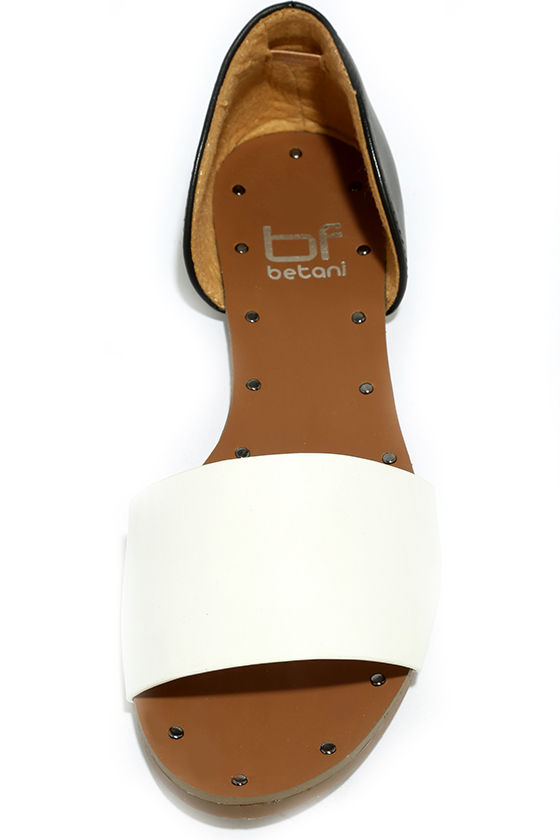 cute peep toe flats