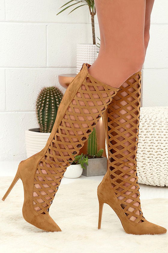 mocha colored heels