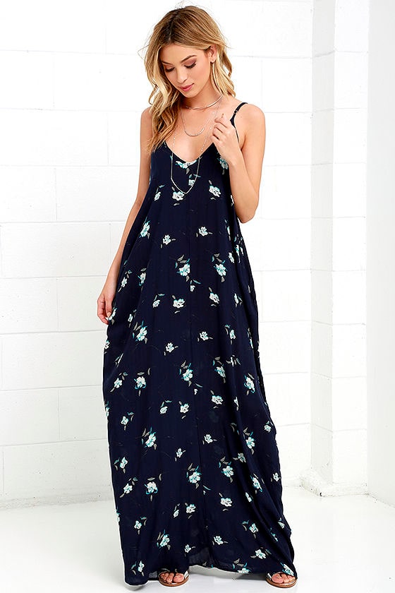 coast navy floral dress